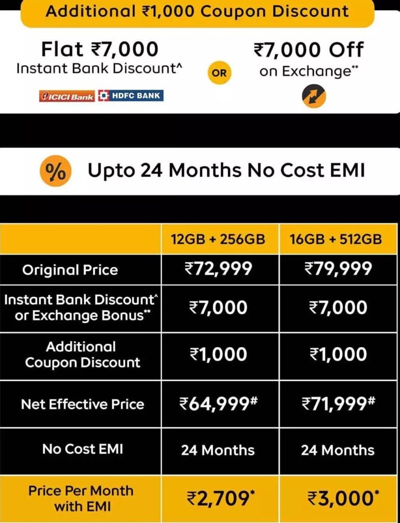 iQOO-15 Discount & Offers